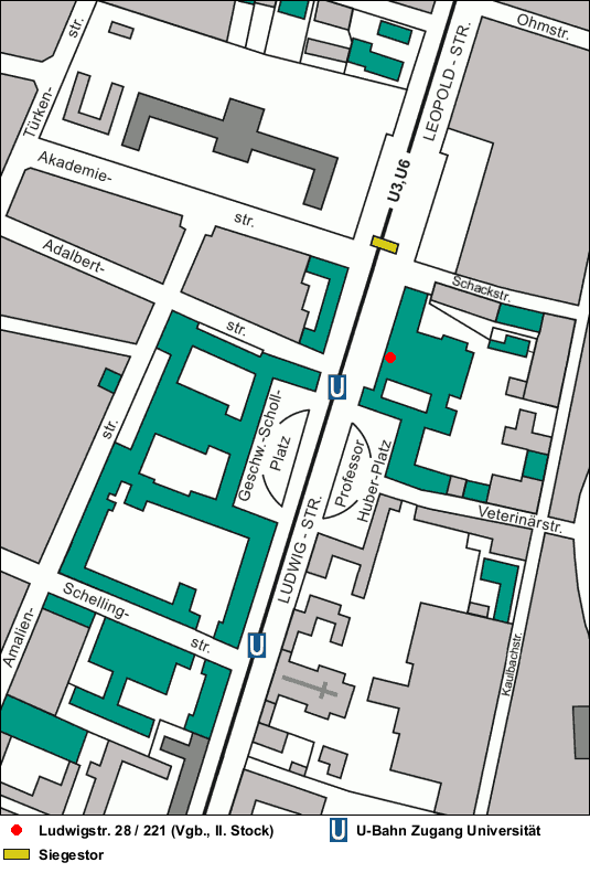 Lageplan Raum 221